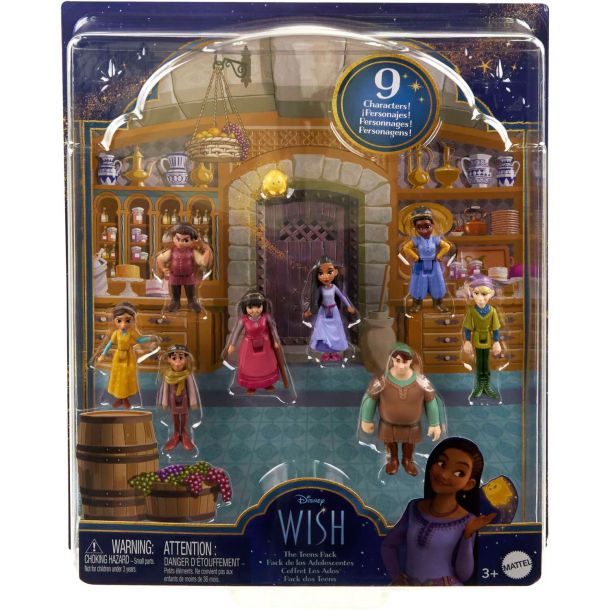 Disney's Wish - Asha & Friends Small Doll Figure Set