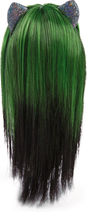Nici Knuffelpop Pixidoos Bami 20 Cm Zwart/groen