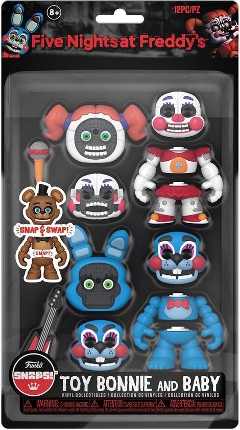 Toy Bonnie & Baby - Five Nights at Freddy's Double Snap Pack Funko