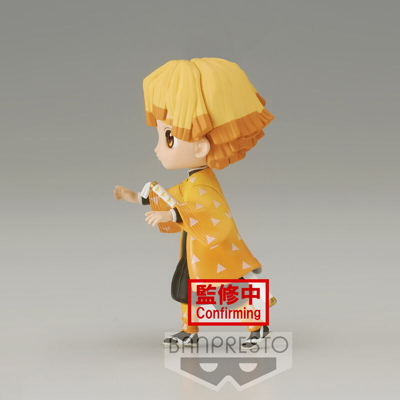 Demon Slayer Kimetsu No Yaiba Zenitsu Agatsuma Q posket petit figure