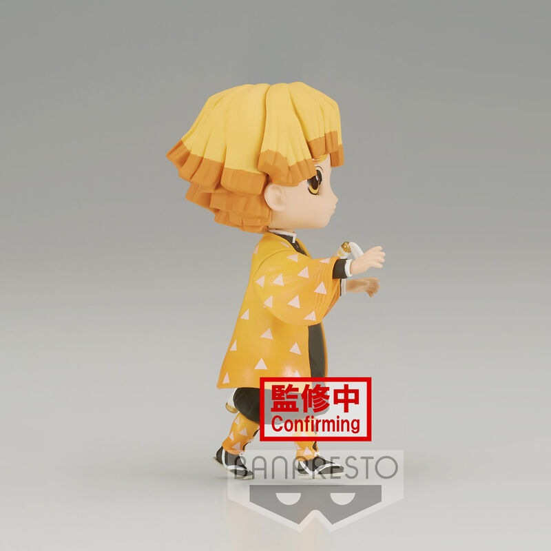 Demon Slayer Kimetsu No Yaiba Zenitsu Agatsuma Q posket petit figure
