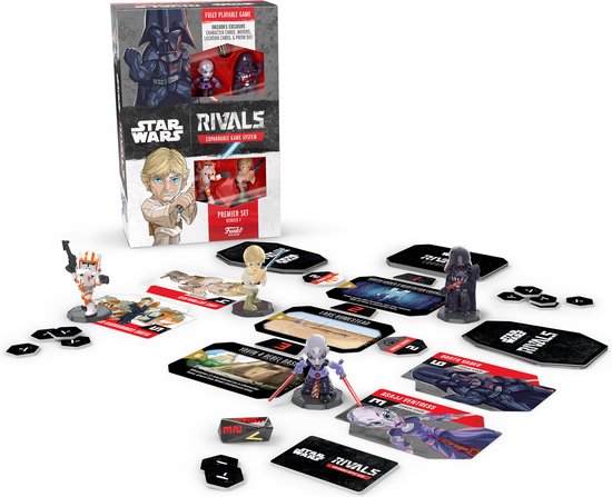 Funko Games Star Wars Rivals - Premier Set - Kaartspel - Uitbreidbaar spel - Verzamel alle 30 personages - Engelstalig