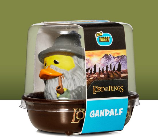 Numskull - Mini TUBBZ Badeend - The Lord of the Rings - Gandalf The Grey (Badeend Editie) - 5cm