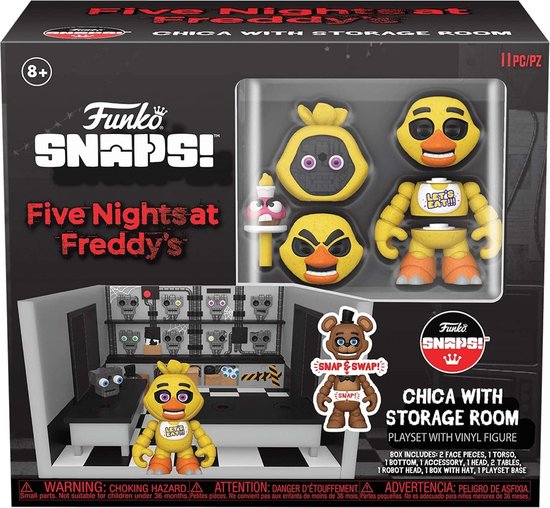FNAF - Storage Room w/ Chica - Snap Playset Funko