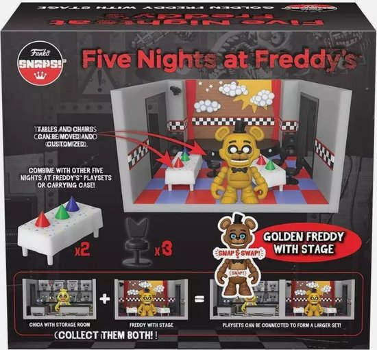 Fnaf Golden Freddy with Stage