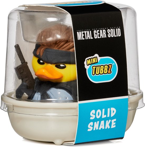 Numskull - Mini TUBBZ Badeend - Metal Gear Solid - Solid Snake (Badeend Editie) - 5cm