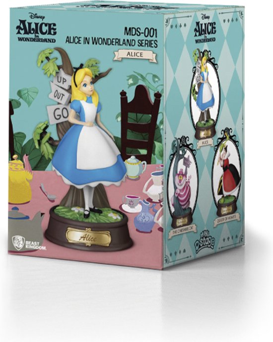 Beast Kingdom - Disney - Mini Diorama-001 - Alice in Wonderland Series - Alice - 10cm