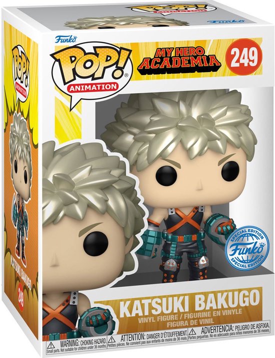 Funko Pop! & Tee Box: My Hero Academia - Bakugo #249 Exclusive (M)