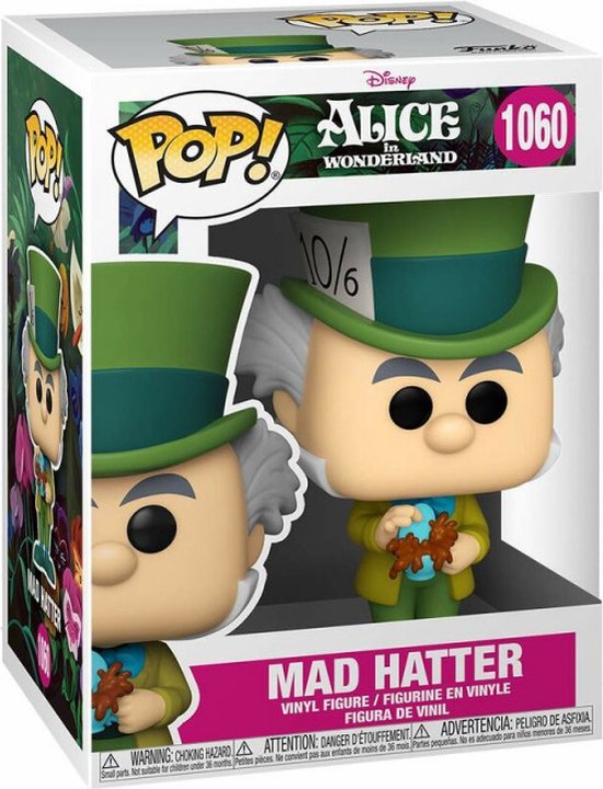 Disney POP! Vinyl Figure - Alice in Wonderland Mad Hatter 9 cm
