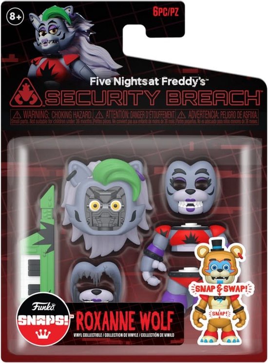 Funko Five Nights at Freddy's Snap Action Figure Glamrock Roxanna 9 cm Action Figuur