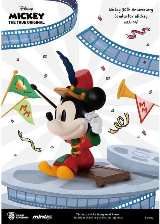 DISNEY MICKEY - Figurine Mini Egg Attack - Conductor Mickey - 9cm