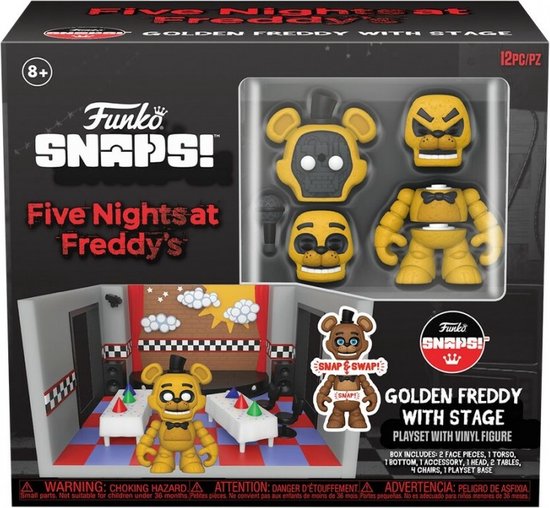 Fnaf Golden Freddy with Stage