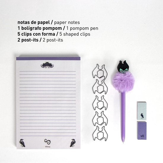Disney Villains Schrijfwaren Cadeau Set