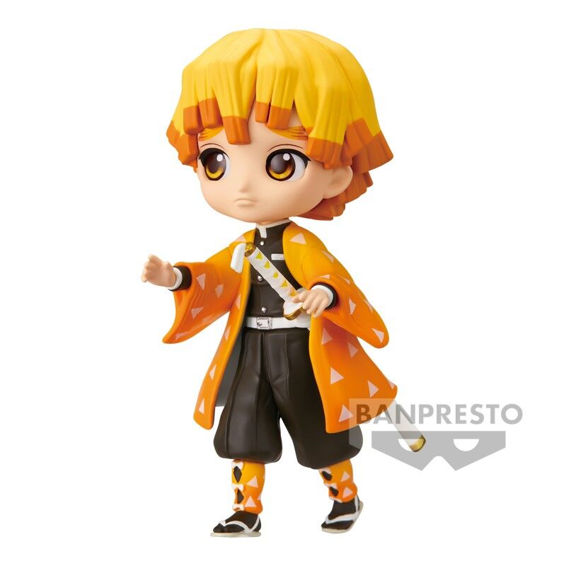 Demon Slayer Kimetsu No Yaiba Zenitsu Agatsuma Q posket petit figure