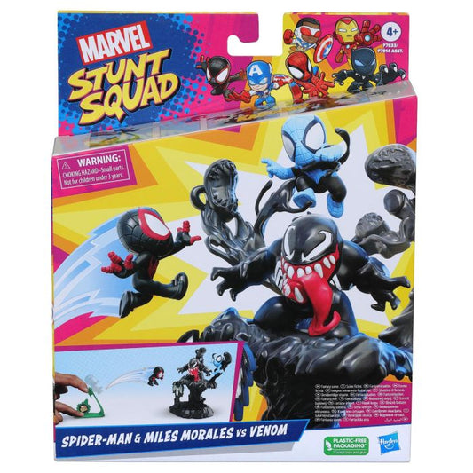 Marvel Stunt Squad Playset Venom VS Miles Morales