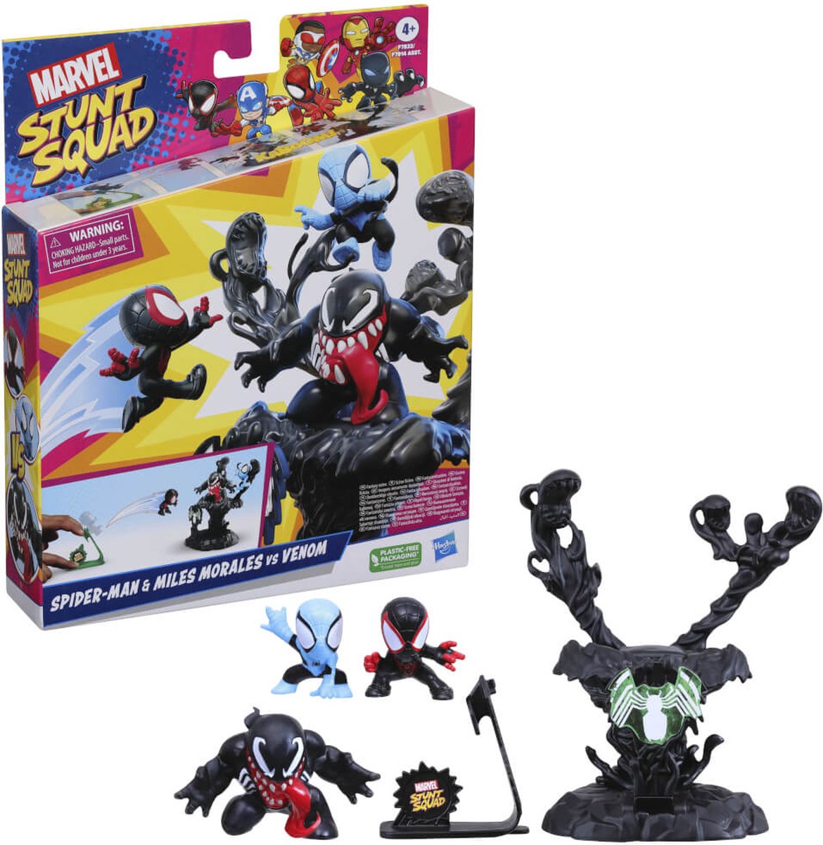 Marvel Stunt Squad Playset Venom VS Miles Morales