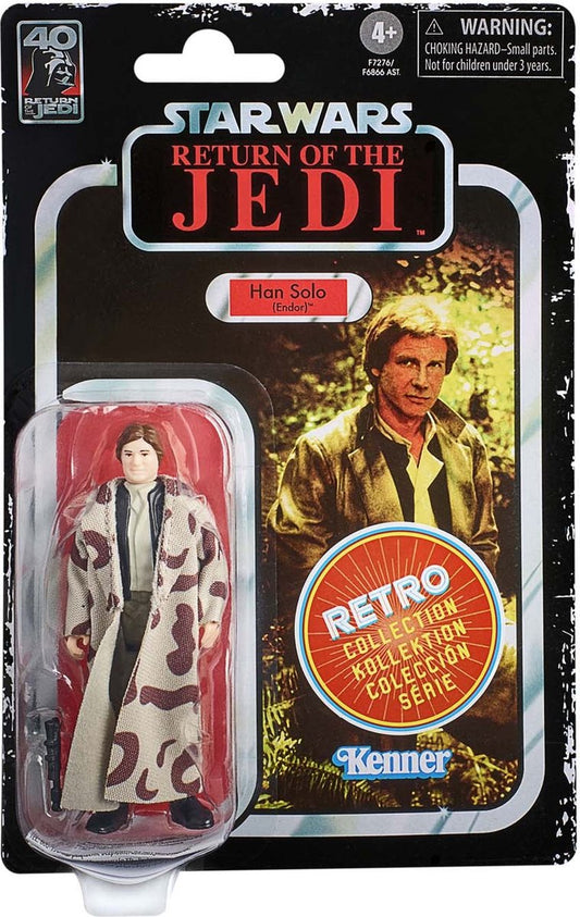 Star Wars Episode VI Retro Collection Actionfigur Han Solo (Endor)