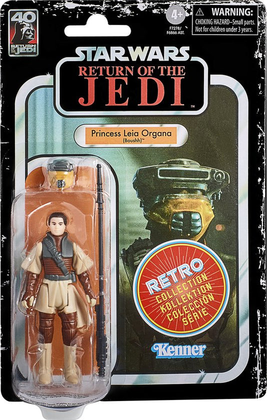 Star Wars Episode VI Retro Collection Actionfigur Prinzessin Leia Organa (Boushh)