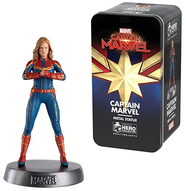 HC Marvel Comic Heavyweights Captain Marvel Metal Statue 11x21cm