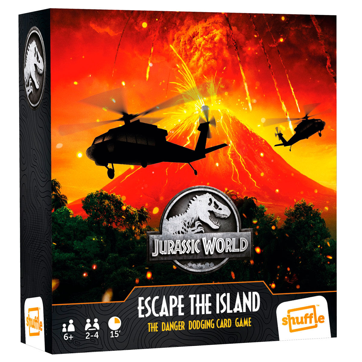 Shuffle Jurassic World Escape the Island - Kartenspiel