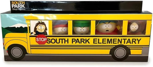 SOUTH PARK FIGURE COLLECTION 2.5INCH 5PCS IN SCHOOL BUS 14,5X35CM
