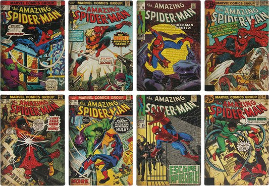 Marvel - Spider-Man - Set van 8 Onderzetters met Stripcover