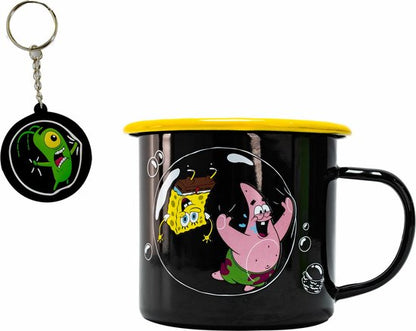 Spongebob: Mok & Plankton Sleutelhanger