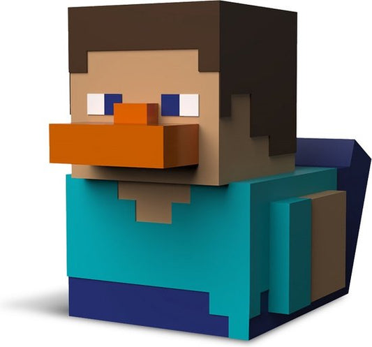 Numskull - Mini TUBBZ Badeend - Minecraft - Steve (Badeen Editie) - 5cm
