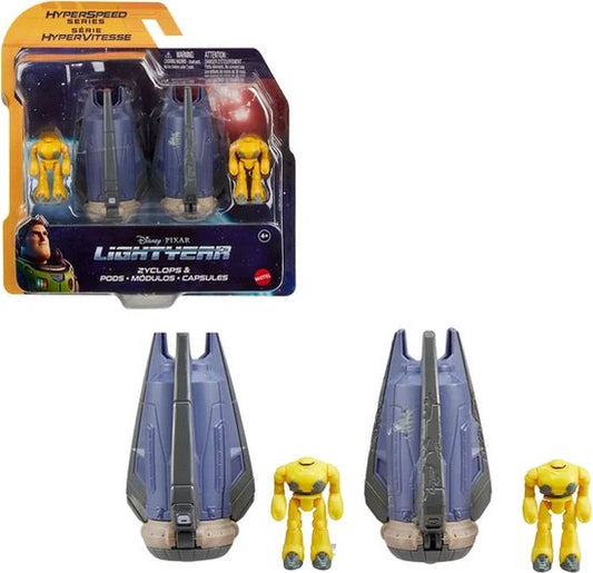 Pixar Lightyear Hyperspeed Series Cyclops met Vijandelijk Schip