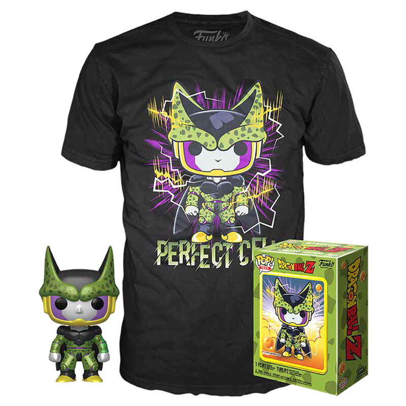 Set Funko POP! &amp; T-shirt Dragon Ball Z Perfect Cell (size L)