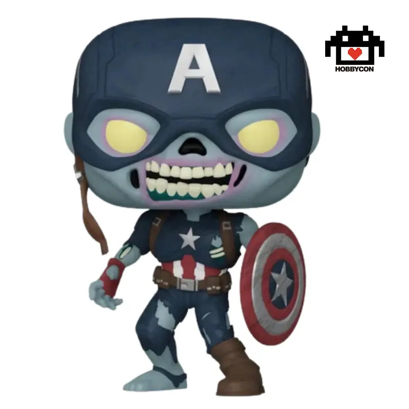 Funko POP! Marvel Studio: WHAT IF…? Zombie Captain America