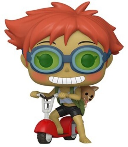 Funko POP! Cowboy Bebop - Edward auf Roller mit Ein