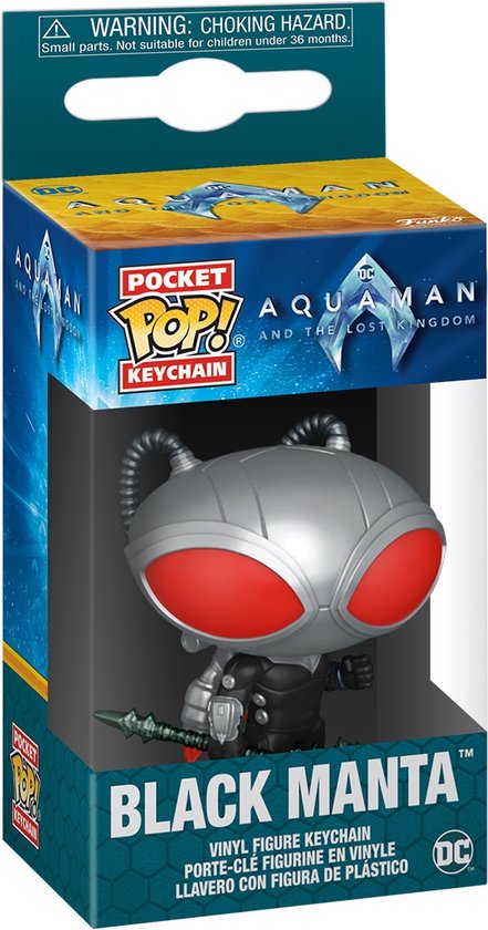 Funko Pocket Pop! Keychain: Aquaman and The Lost Kingdom - Black Manta