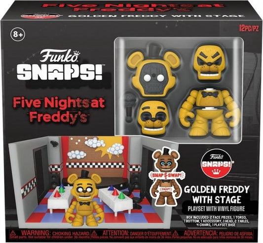 Fnaf Golden Freddy with Stage