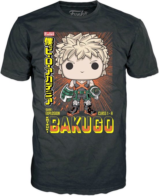 Funko Pop! & Tee Box: My Hero Academia - Bakugo #249 Exclusive (M)