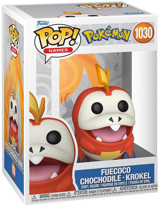 Pokémon Fuecoco - Chochodile - Krokel vinylfiguur 1030 Funko Pop! meerkleurig Unisex