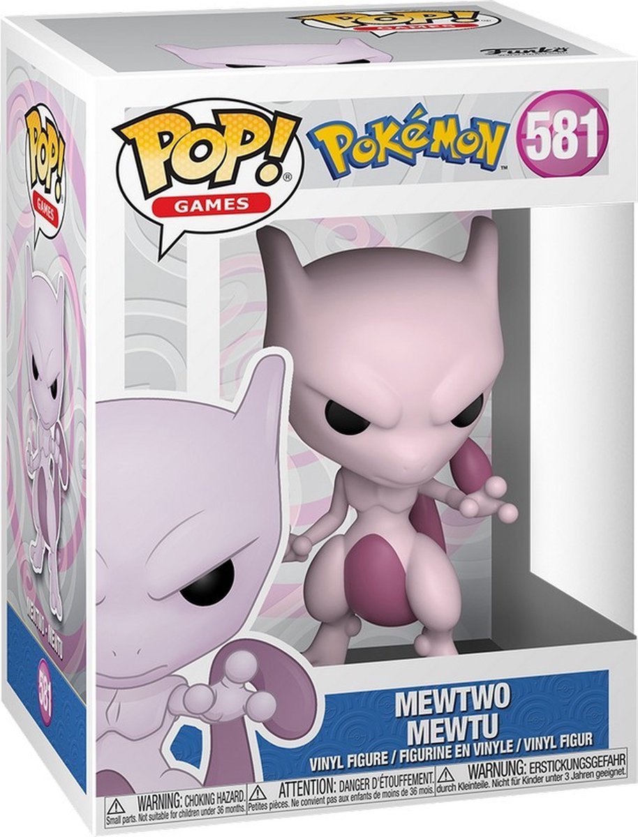 Pop Games: Pokémon - Mewtwo - Funko Pop #581
