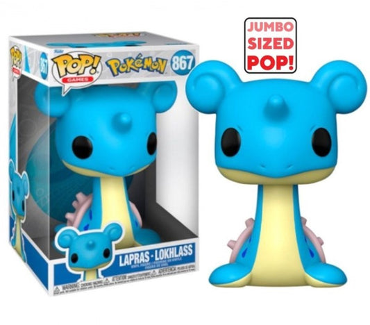 Funko Pop Pokémon Super Sized Jumbo Vinyl Lapras Emea-figuur 25 Cm Blauw